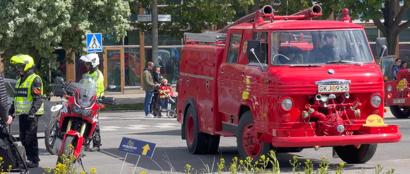 Stockholm Fire Department Parade