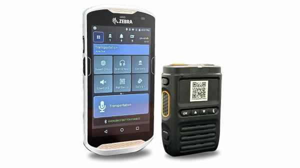 GroupTalk and Personal Alarm app with a Zebra TC77 and RSM with QR code