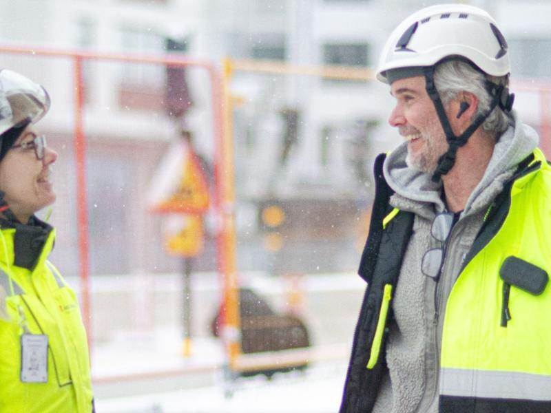 work team using hearing protection with push to talk from grouptalk