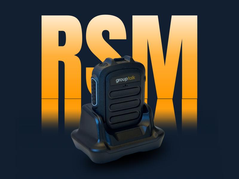 Remote speaker microphone from GroupTalk