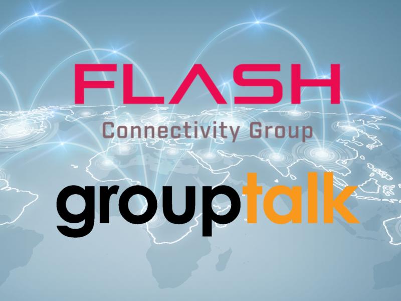 GroupTalk and Flash connectivity group logos