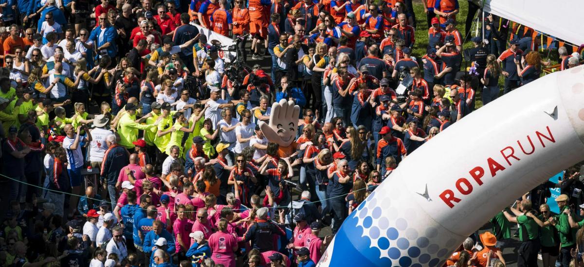 Roparun running race