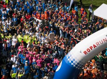 Picture from the Roparun 2025 running race.
