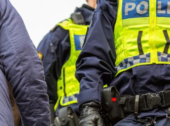 Two Swedish police men.