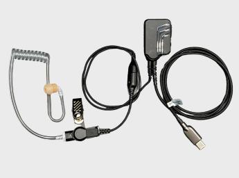 usb-c headset with push to talk button