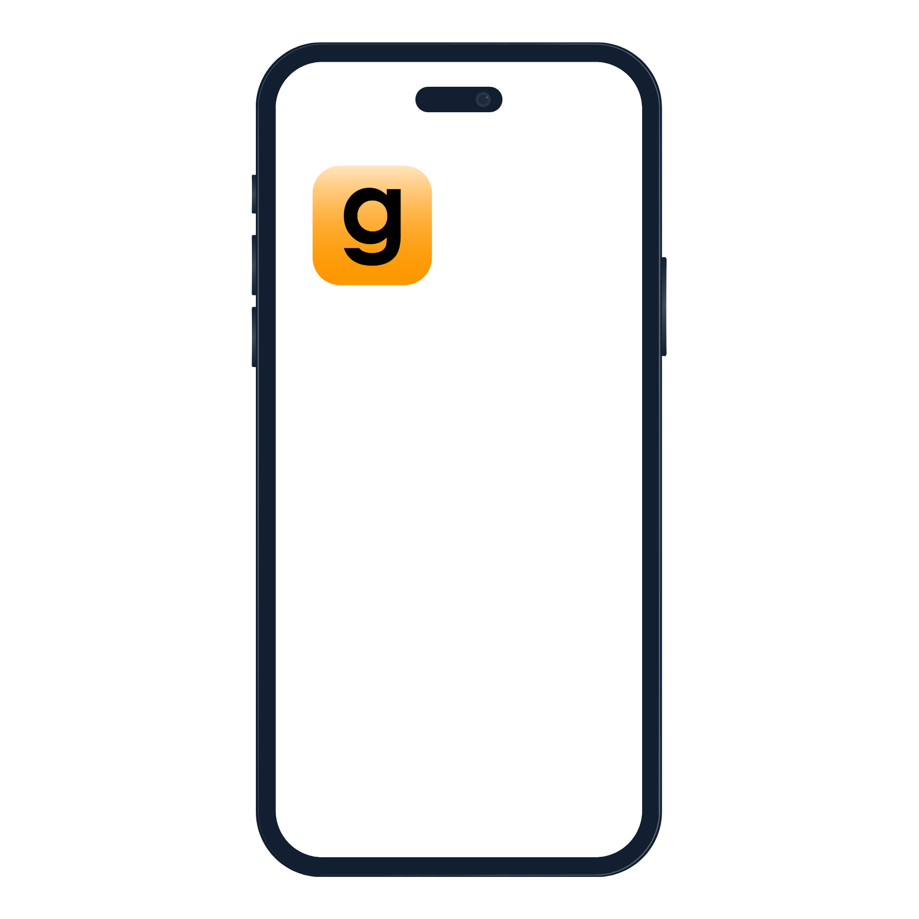 Smartphone-ikon som visar GroupTalk-appen för teamkommunikation.