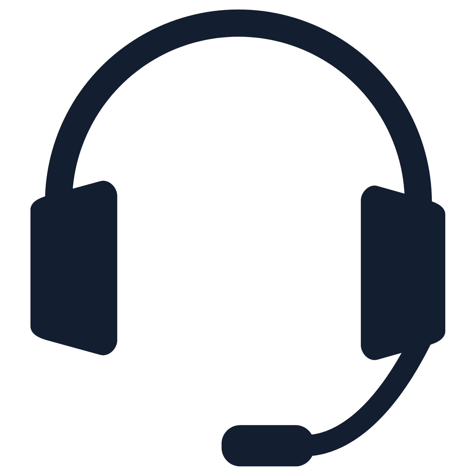 Headphones icon representing sound, audio devices, and communication tools.