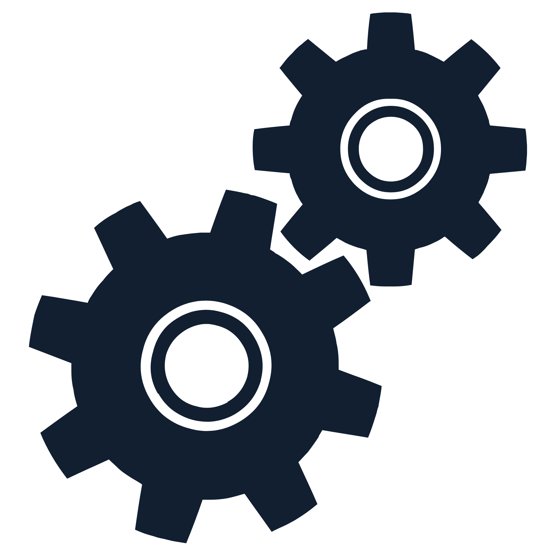 Icon of two gears representing settings or configuration in grouptalk admin.